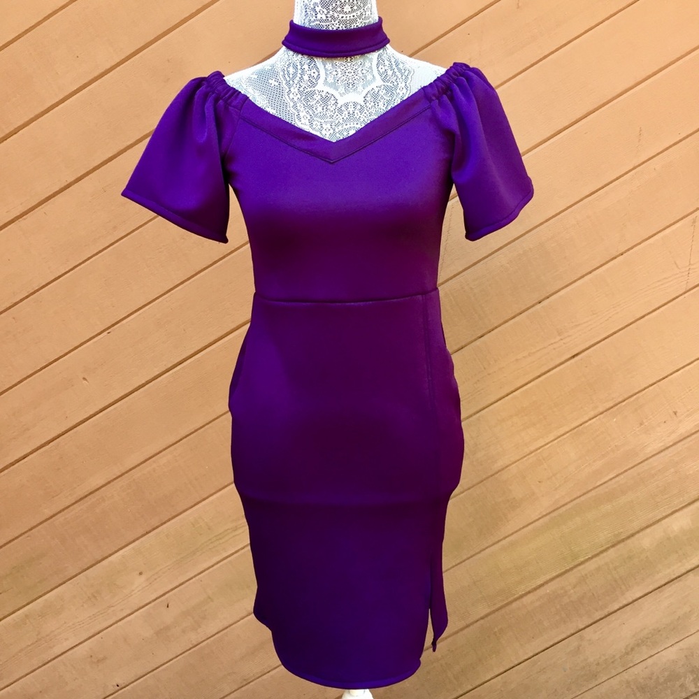 Purple Mini Dress
